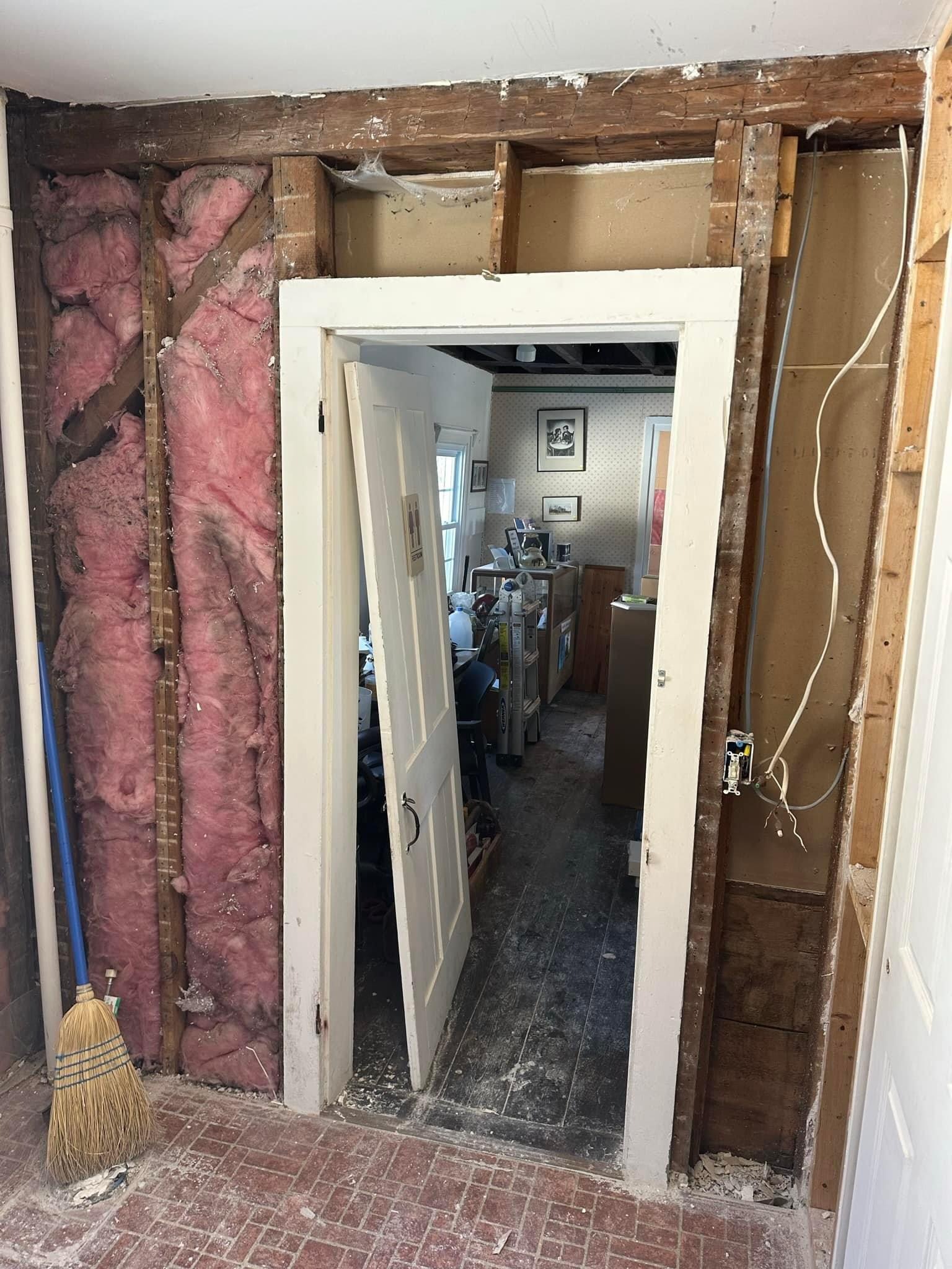 The bathroom: Demo day