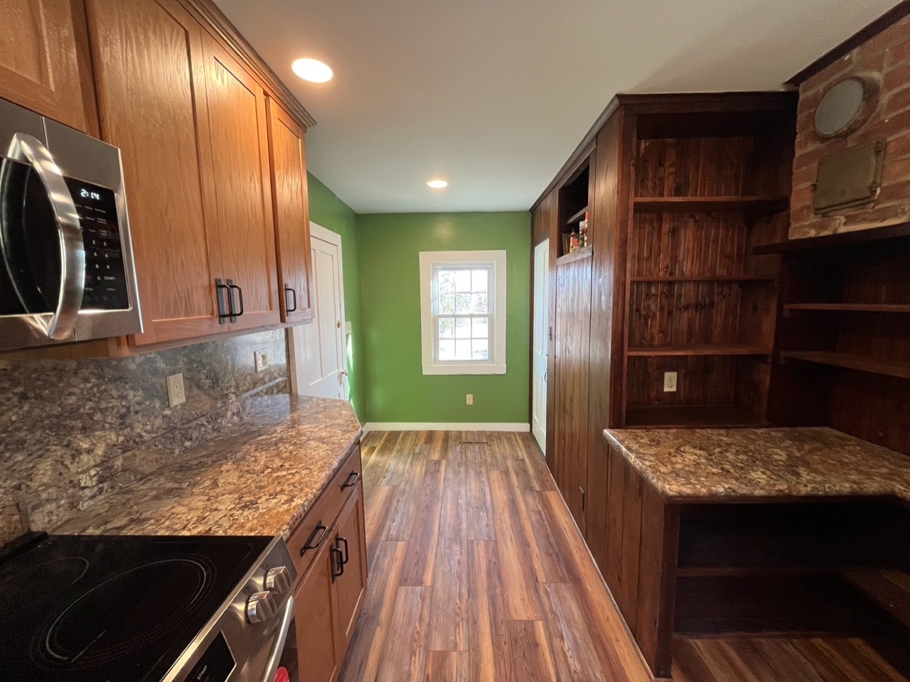 The kitchen: A long view