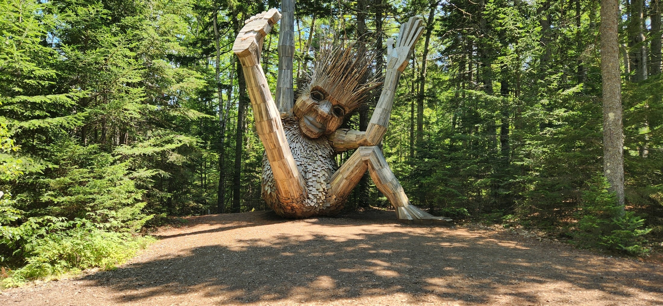 Giant Troll at Coastal Maine Botanical Gardens