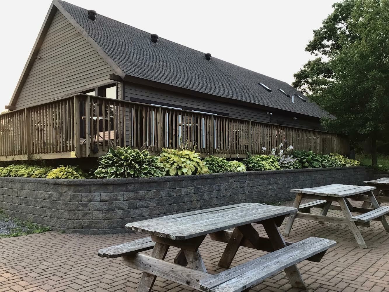 Meeting house from patio