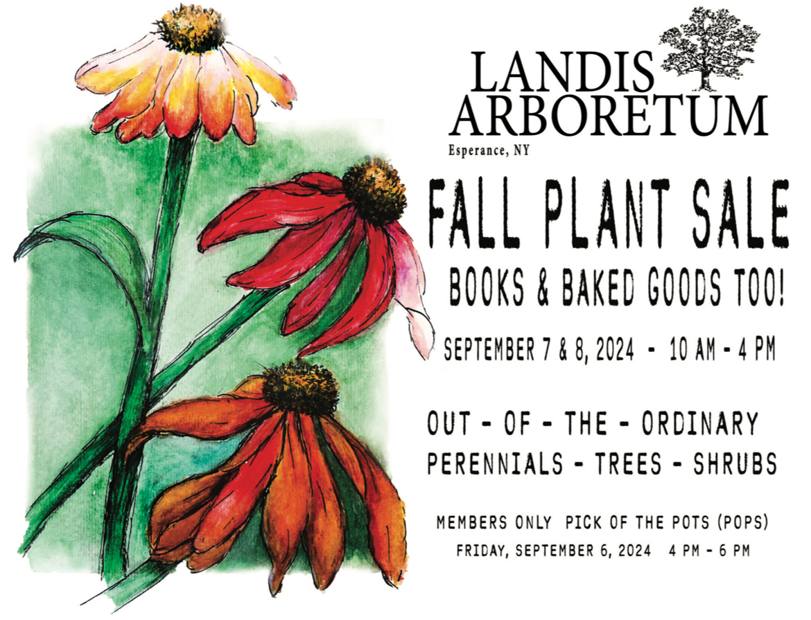 Fall 2024 plant sale poster